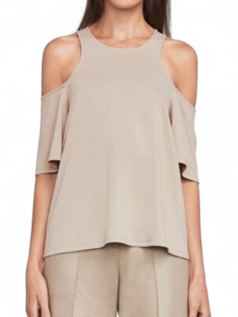 BCBGMaxAzria Khaki Top - XXS